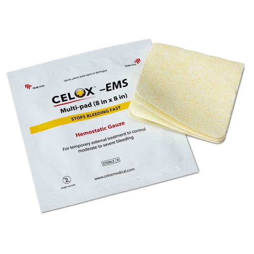 Celox Hemostatic Gauze Pad 8-inch